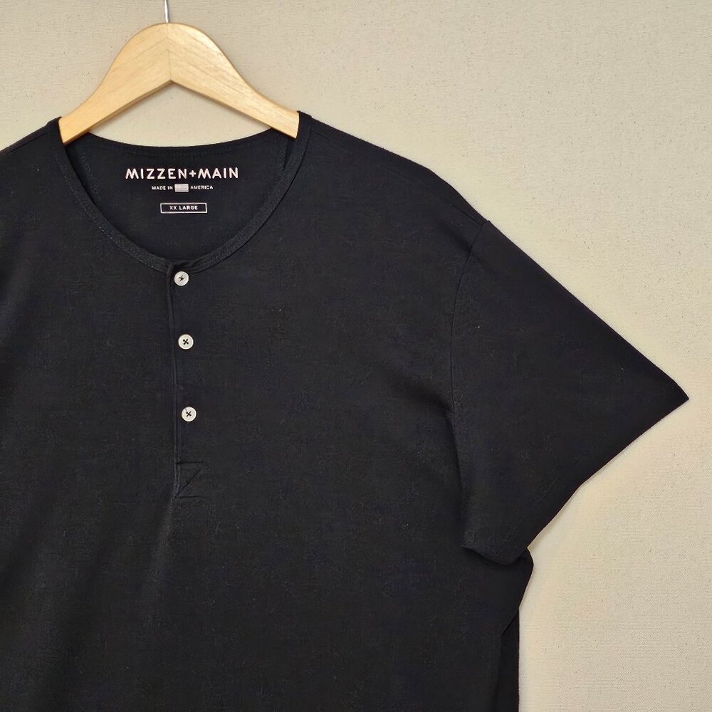 Mizzen+Main Short Sleeve Henley XXL